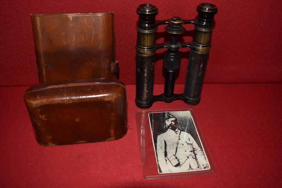 US CIVIL WAR ERA BRITISH WORN BINOCULARS-SOLD